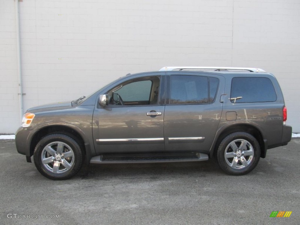 Smoke Gray 2011 Nissan Armada Platinum 4WD Exterior Photo #76930780