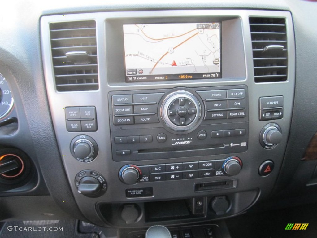 2011 Nissan Armada Platinum 4WD Controls Photos