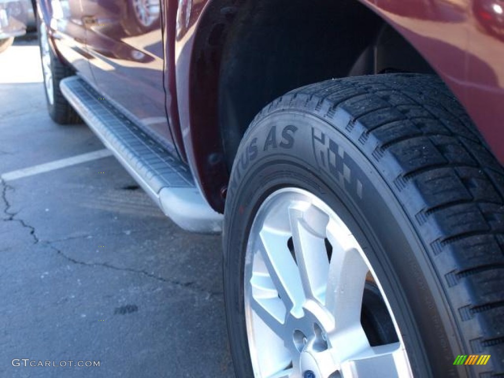 2007 Explorer Sport Trac Limited 4x4 - Dark Cherry Metallic / Camel photo #4