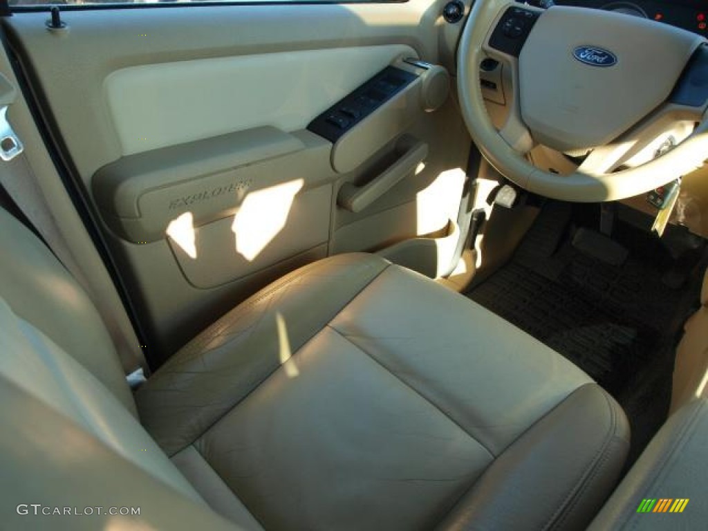 2007 Explorer Sport Trac Limited 4x4 - Dark Cherry Metallic / Camel photo #11