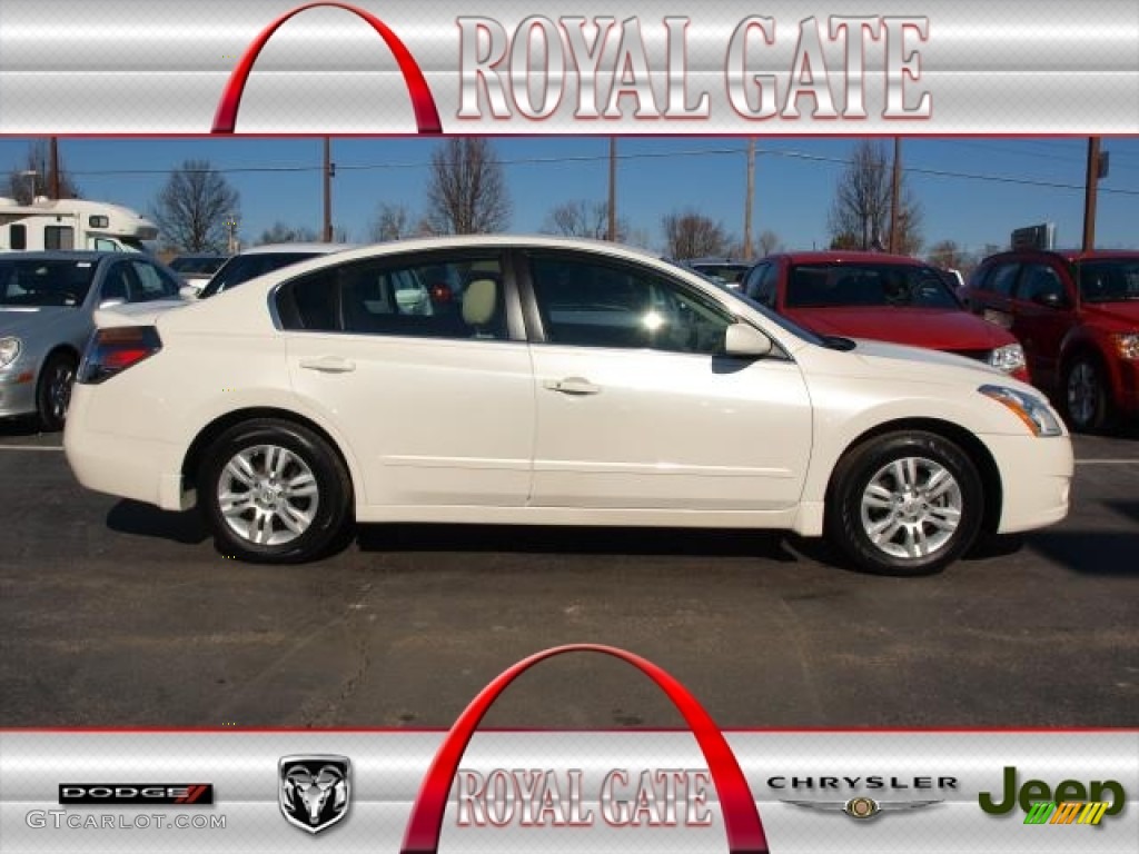 2012 Altima 2.5 S Special Edition - Winter Frost White / Blonde photo #1