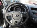 2013 Kia Soul Black Cloth Interior Steering Wheel Photo