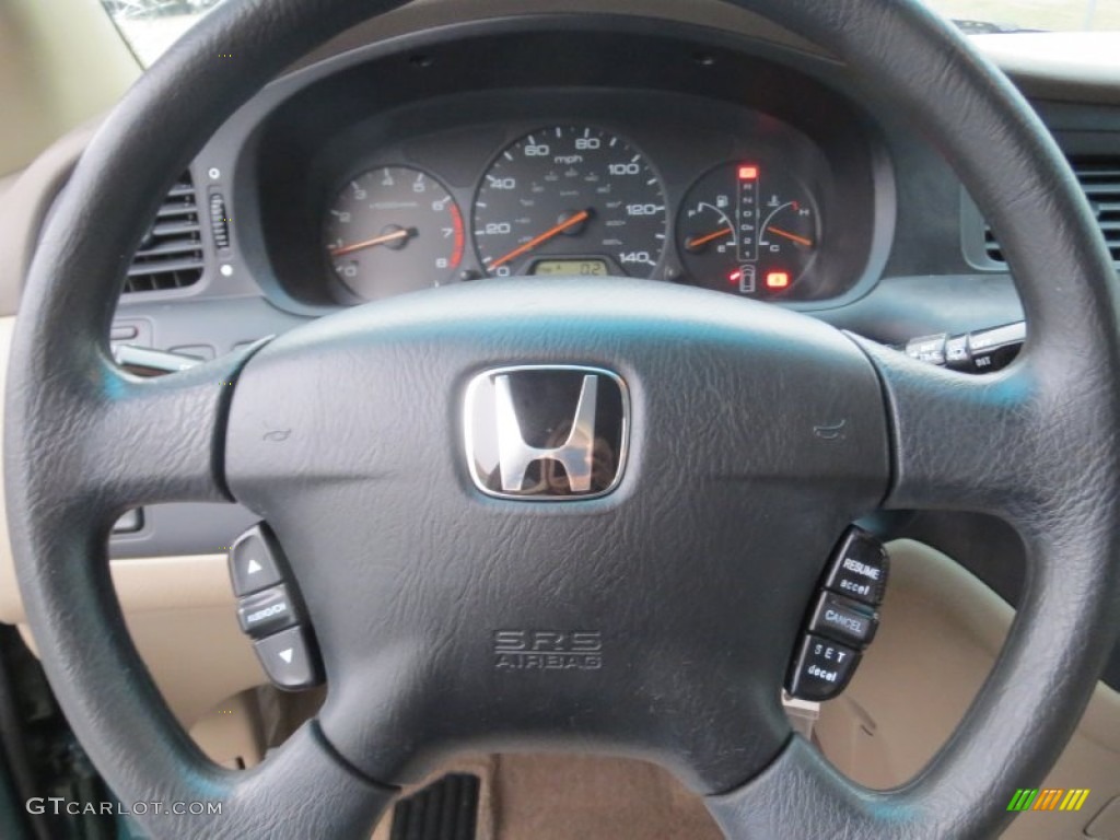 2003 Honda Odyssey EX Ivory Steering Wheel Photo #76933624