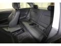 2010 BMW 1 Series Black Interior Rear Seat Photo