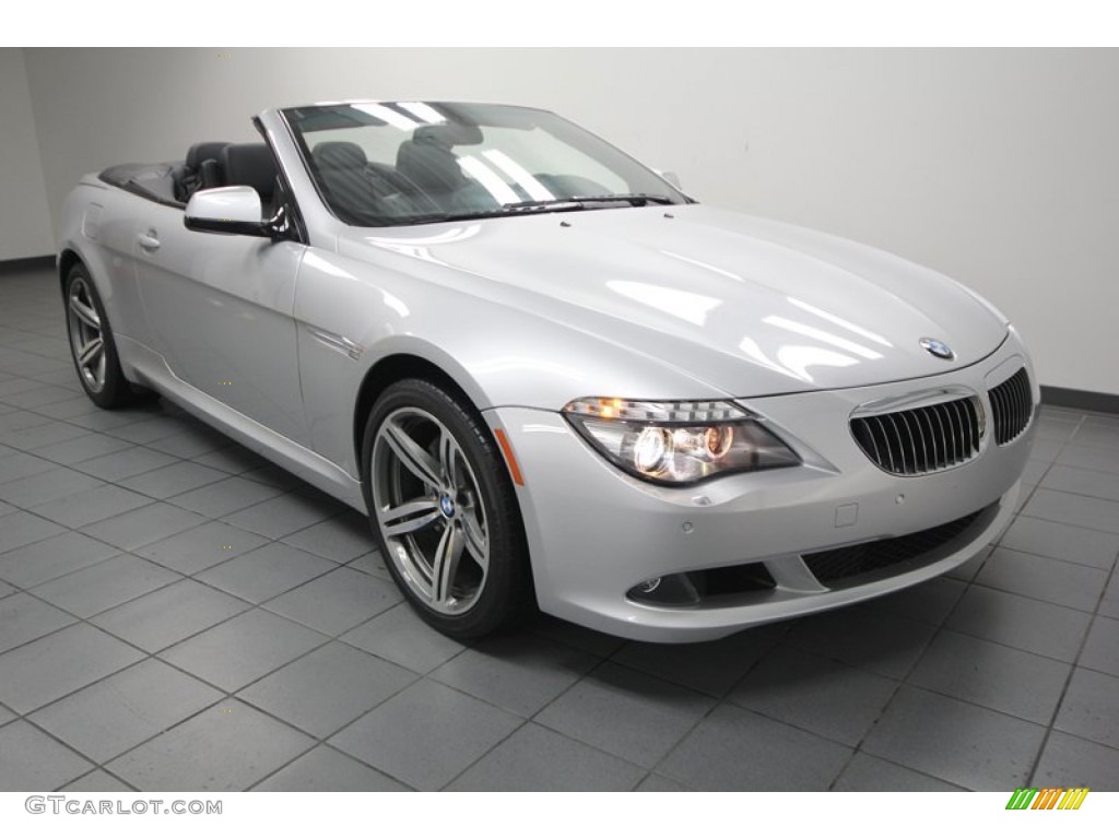 2010 6 Series 650i Convertible - Titanium Silver Metallic / Black photo #1