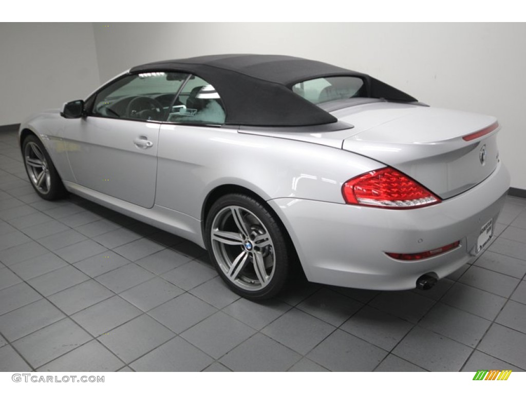 Titanium Silver Metallic 2010 BMW 6 Series 650i Convertible Exterior Photo #76934608