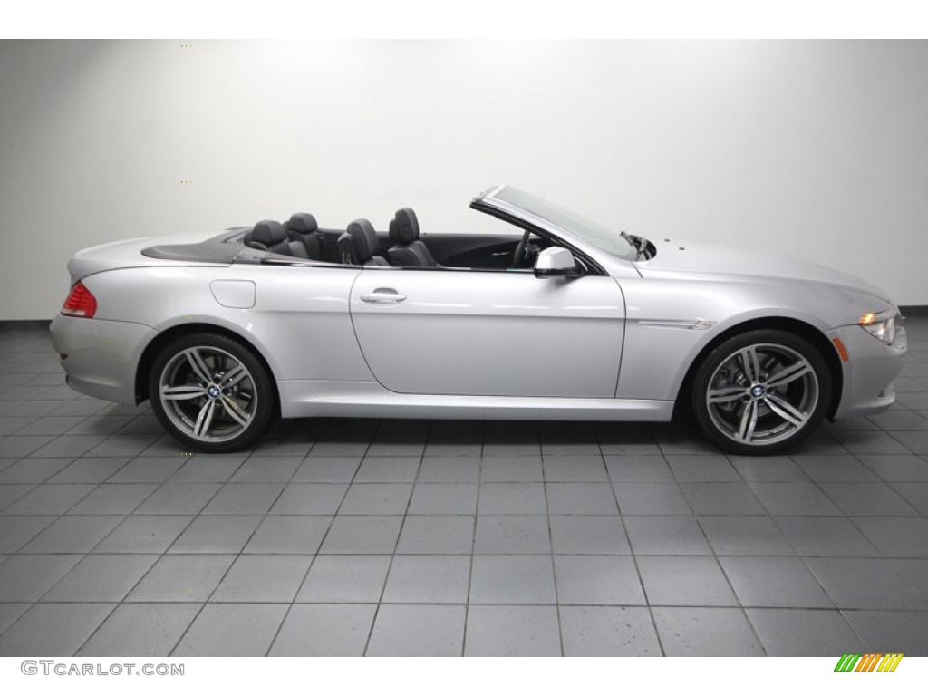 Titanium Silver Metallic 2010 BMW 6 Series 650i Convertible Exterior Photo #76934644