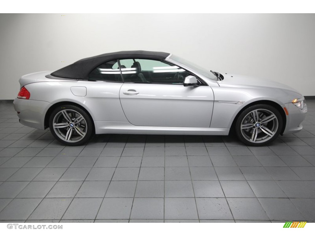 Titanium Silver Metallic 2010 BMW 6 Series 650i Convertible Exterior Photo #76934821