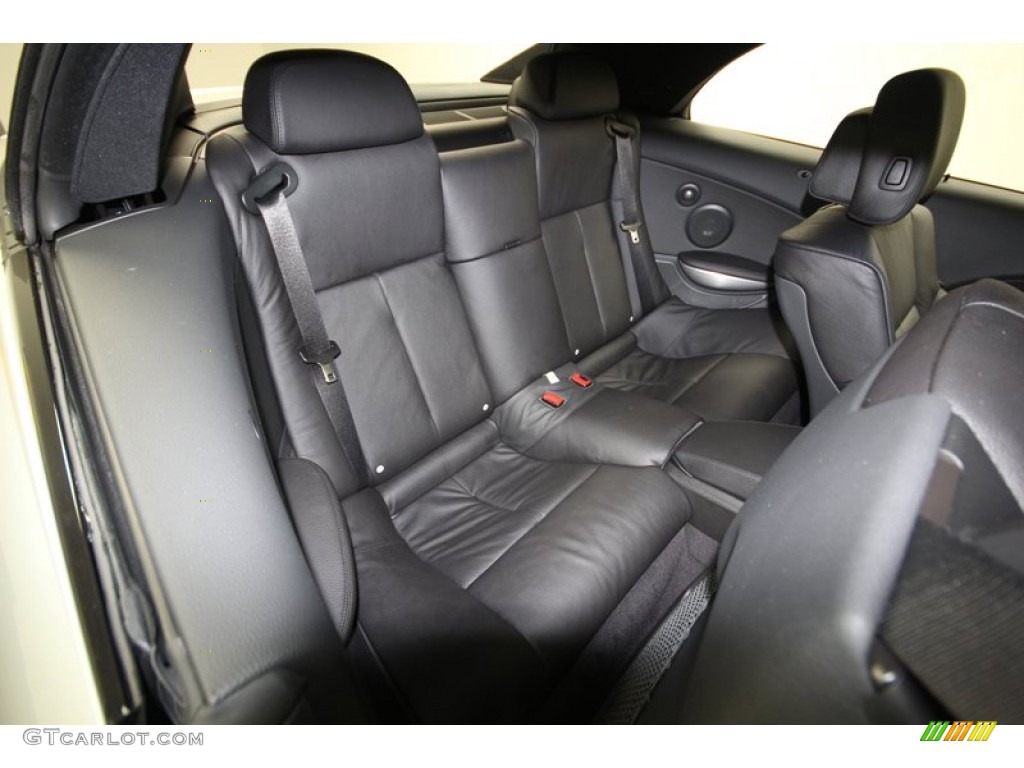 Black Interior 2010 BMW 6 Series 650i Convertible Photo #76935231