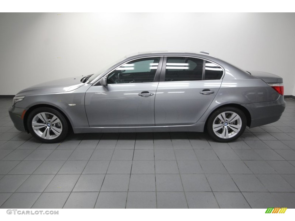 Space Grey Metallic 2010 BMW 5 Series 528i Sedan Exterior Photo #76935442
