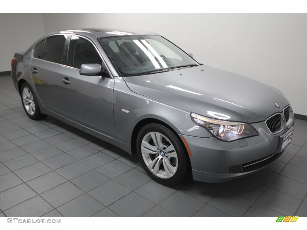 Space Grey Metallic 2010 BMW 5 Series 528i Sedan Exterior Photo #76935568