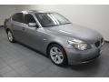 Space Grey Metallic 2010 BMW 5 Series 528i Sedan Exterior