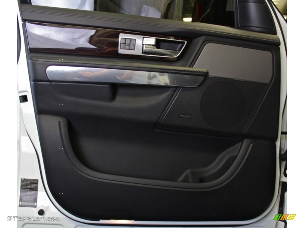 2011 Land Rover Range Rover Sport GT Limited Edition Ebony/Lunar Door Panel Photo #76935645