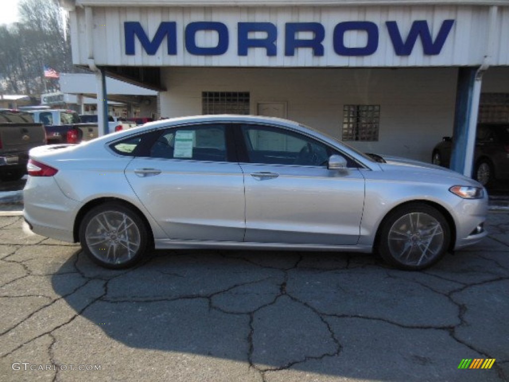 2013 Fusion Titanium AWD - Ingot Silver Metallic / Charcoal Black photo #1