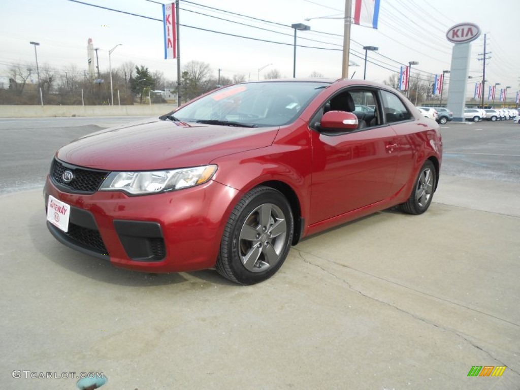 Spicy Red Kia Forte Koup