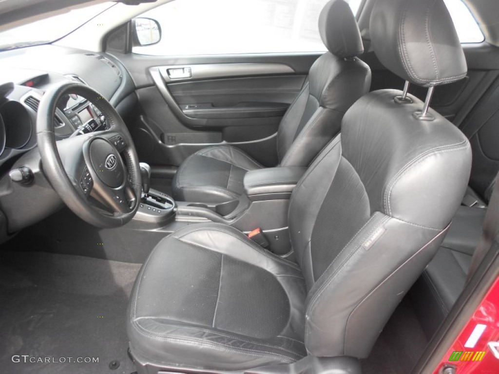 Black Interior 2010 Kia Forte Koup EX Photo #76937296