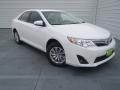2013 Super White Toyota Camry LE  photo #1