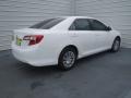 2013 Super White Toyota Camry LE  photo #3