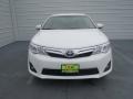 2013 Super White Toyota Camry LE  photo #9