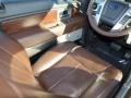 Sienna Brown Leather/Black Front Seat Photo for 2010 Ford F150 #76937989