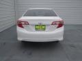 2013 Super White Toyota Camry LE  photo #4