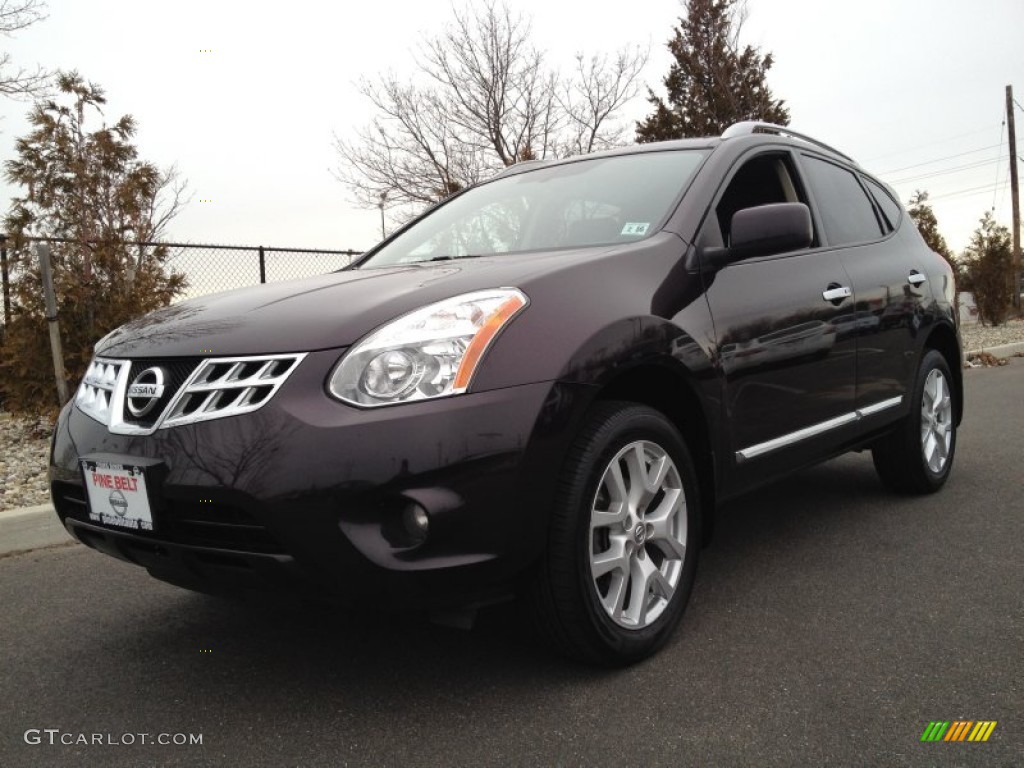 2011 Rogue SL AWD - Black Amethyst / Black photo #1