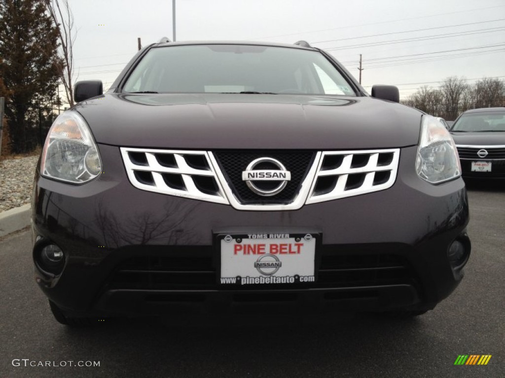 2011 Rogue SL AWD - Black Amethyst / Black photo #2