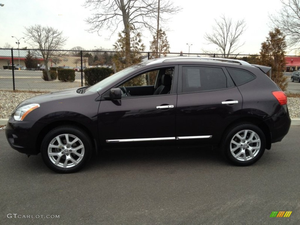 2011 Rogue SL AWD - Black Amethyst / Black photo #4