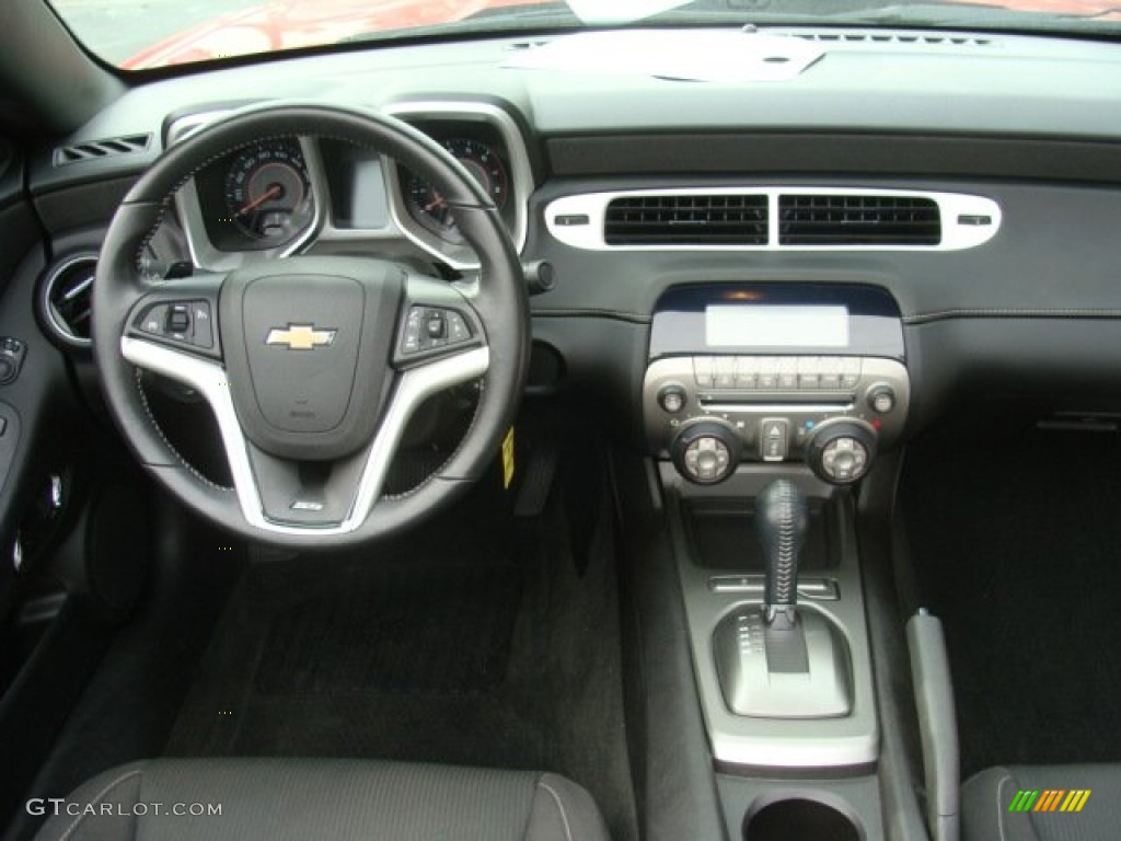 2012 Chevrolet Camaro SS/RS Convertible Black Dashboard Photo #76938373