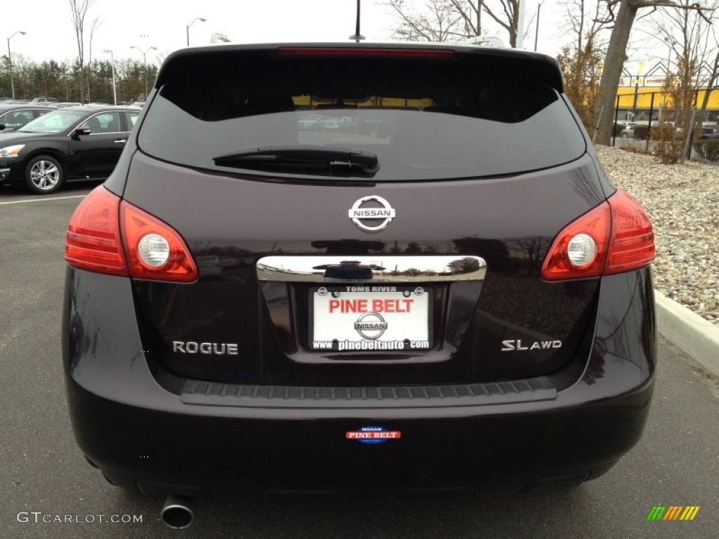 2011 Rogue SL AWD - Black Amethyst / Black photo #6