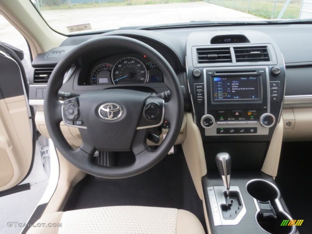 2013 Camry LE - Super White / Ivory photo #24