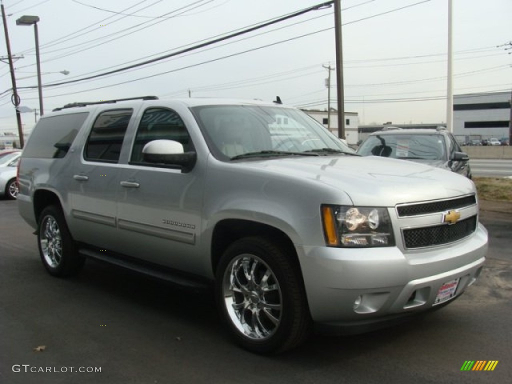 Silver Ice Metallic 2012 Chevrolet Suburban LT 4x4 Exterior Photo #76938581