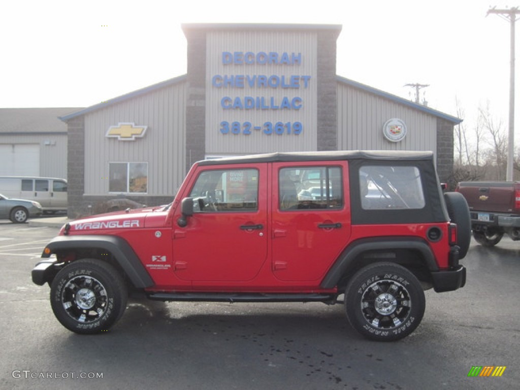 Flame Red Jeep Wrangler Unlimited