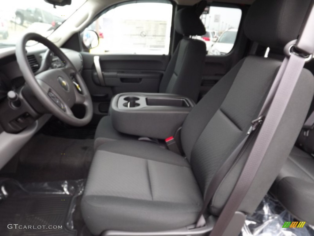 Dark Titanium Interior 2013 Chevrolet Silverado 1500 LS Extended Cab Photo #76939922