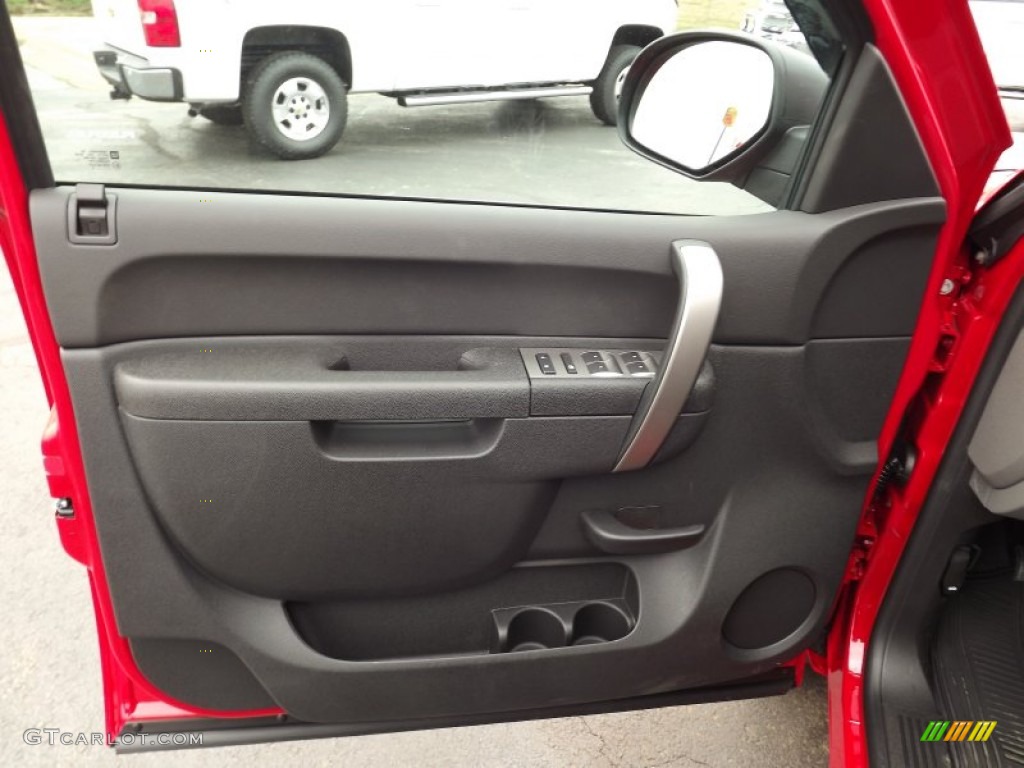 2013 Chevrolet Silverado 1500 LS Extended Cab Dark Titanium Door Panel Photo #76939972