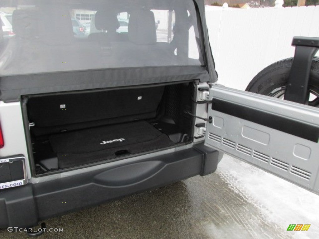 2012 Wrangler Sport 4x4 - Bright Silver Metallic / Black photo #9