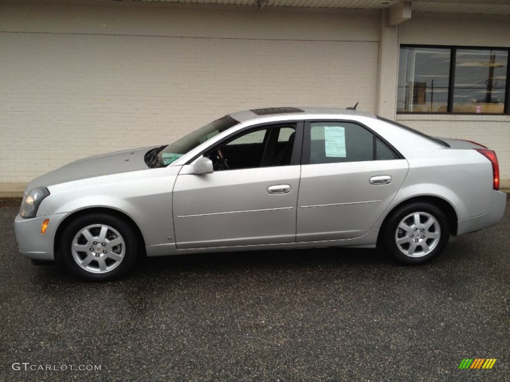 Light Platinum 2007 Cadillac CTS Sport Sedan Exterior Photo #76940847