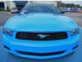 2012 Grabber Blue Ford Mustang V6 Premium Convertible  photo #8