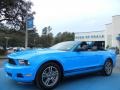2012 Grabber Blue Ford Mustang V6 Premium Convertible  photo #9