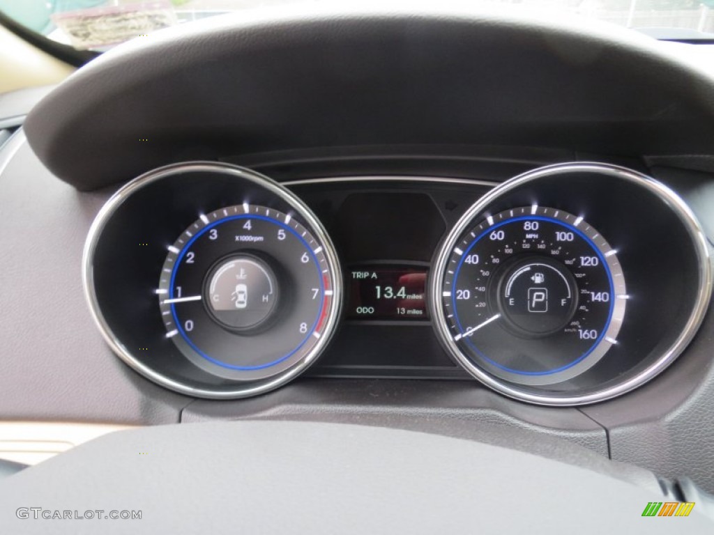 2013 Sonata GLS - Pacific Blue Pearl / Camel photo #29