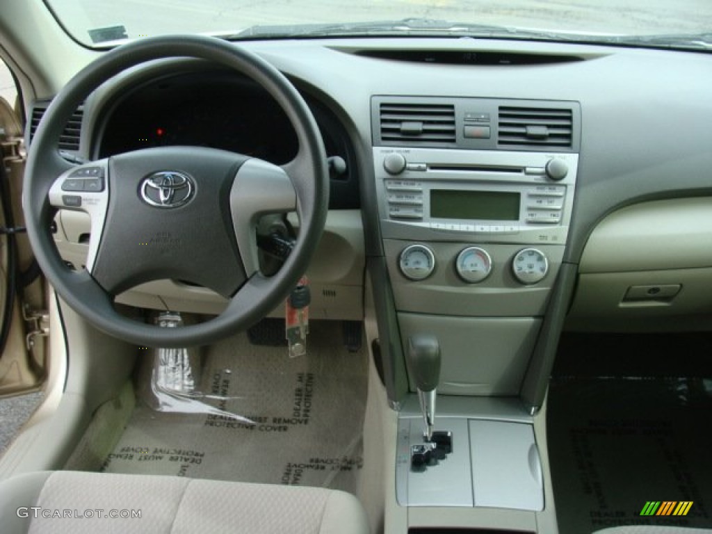 2011 Toyota Camry LE Bisque Dashboard Photo #76941790