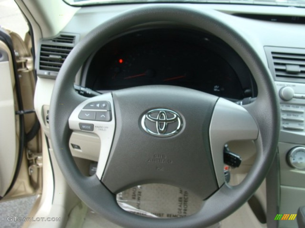2011 Toyota Camry LE Bisque Steering Wheel Photo #76941797