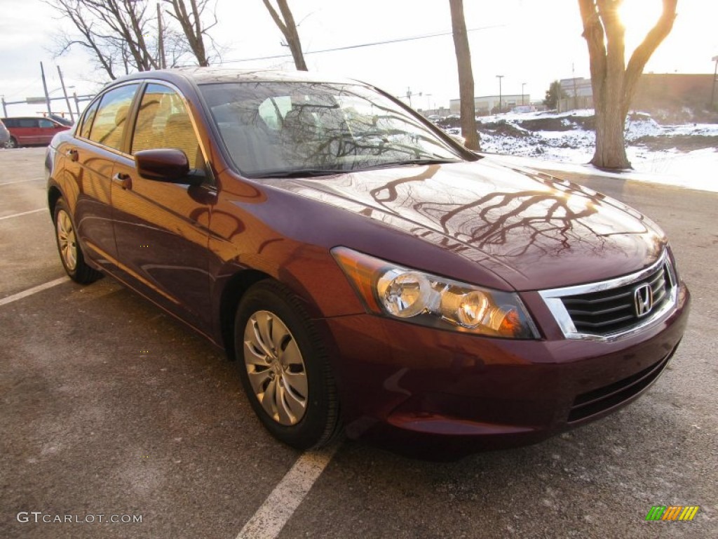 Basque Red Pearl 2010 Honda Accord LX Sedan Exterior Photo #76941913