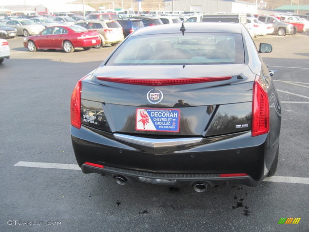 2013 ATS 3.6L Premium AWD - Black Raven / Jet Black/Jet Black Accents photo #4