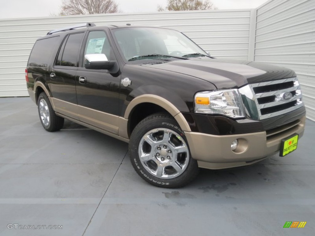 2013 Expedition EL King Ranch - Kodiak Brown / King Ranch Charcoal Black/Chaparral Leather photo #1