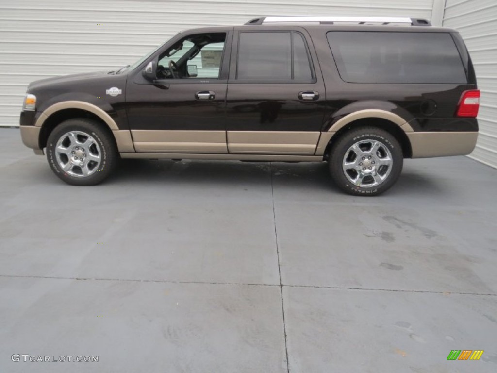 2013 Expedition EL King Ranch - Kodiak Brown / King Ranch Charcoal Black/Chaparral Leather photo #7