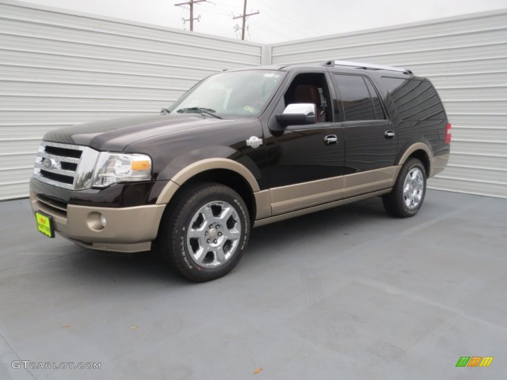 2013 Expedition EL King Ranch - Kodiak Brown / King Ranch Charcoal Black/Chaparral Leather photo #8