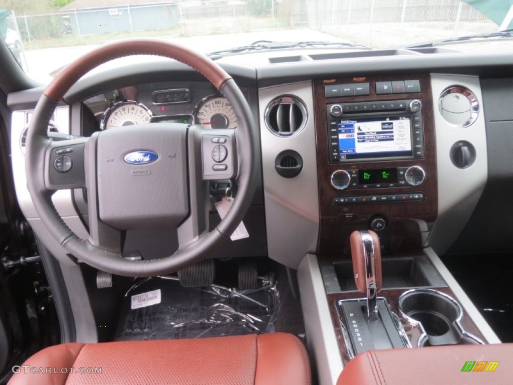 2013 Expedition EL King Ranch - Kodiak Brown / King Ranch Charcoal Black/Chaparral Leather photo #33