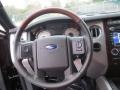 King Ranch Charcoal Black/Chaparral Leather 2013 Ford Expedition EL King Ranch Steering Wheel