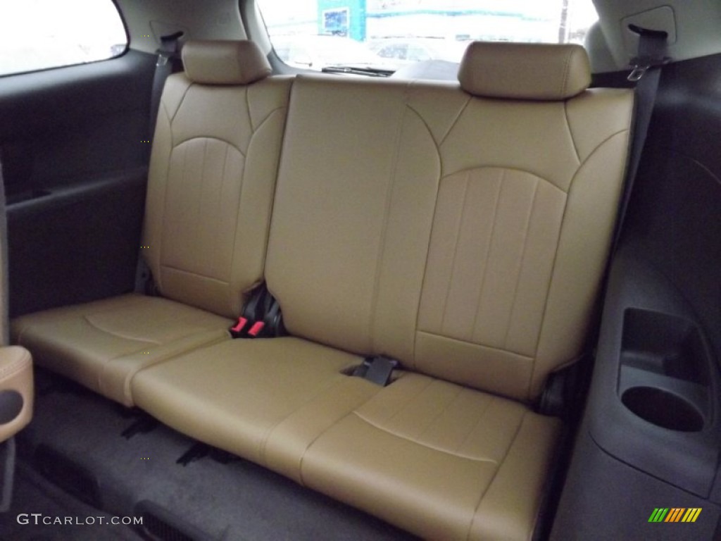 2013 Enclave Leather - Champagne Silver Metallic / Choccachino Leather photo #17